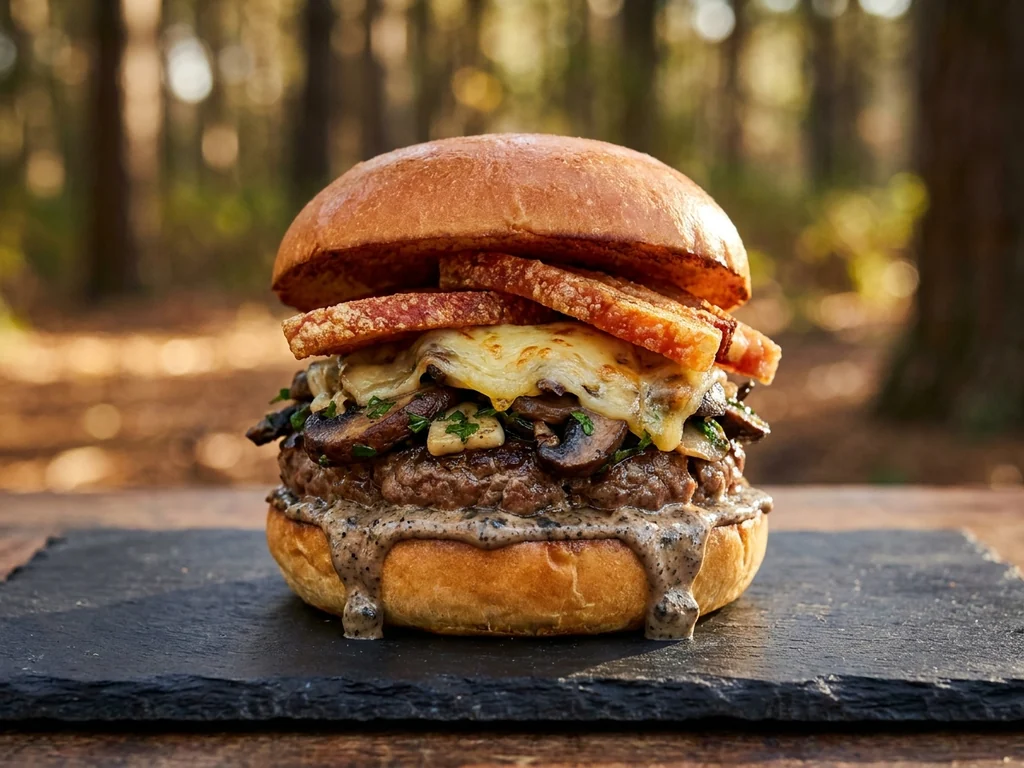 The Fungi, con portobello al ajillo y salsa trufada